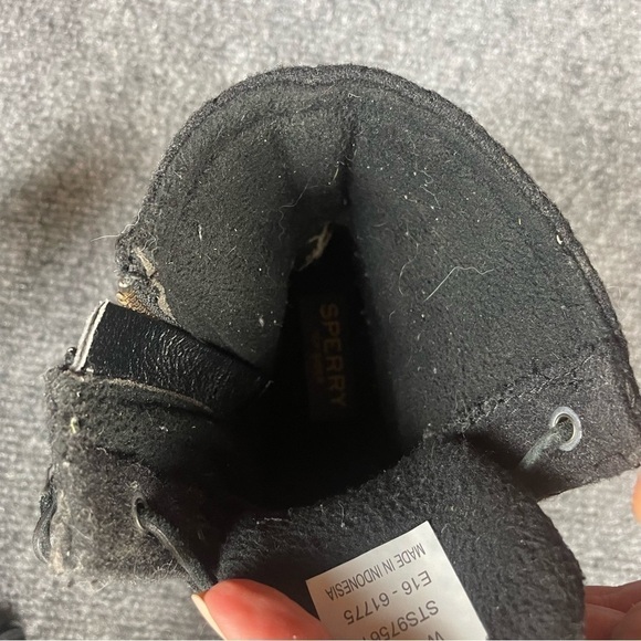 SPERRY Women’s Saltwater Duck Boot Winter rain booties Black size: 6 - Picture 5 of 10